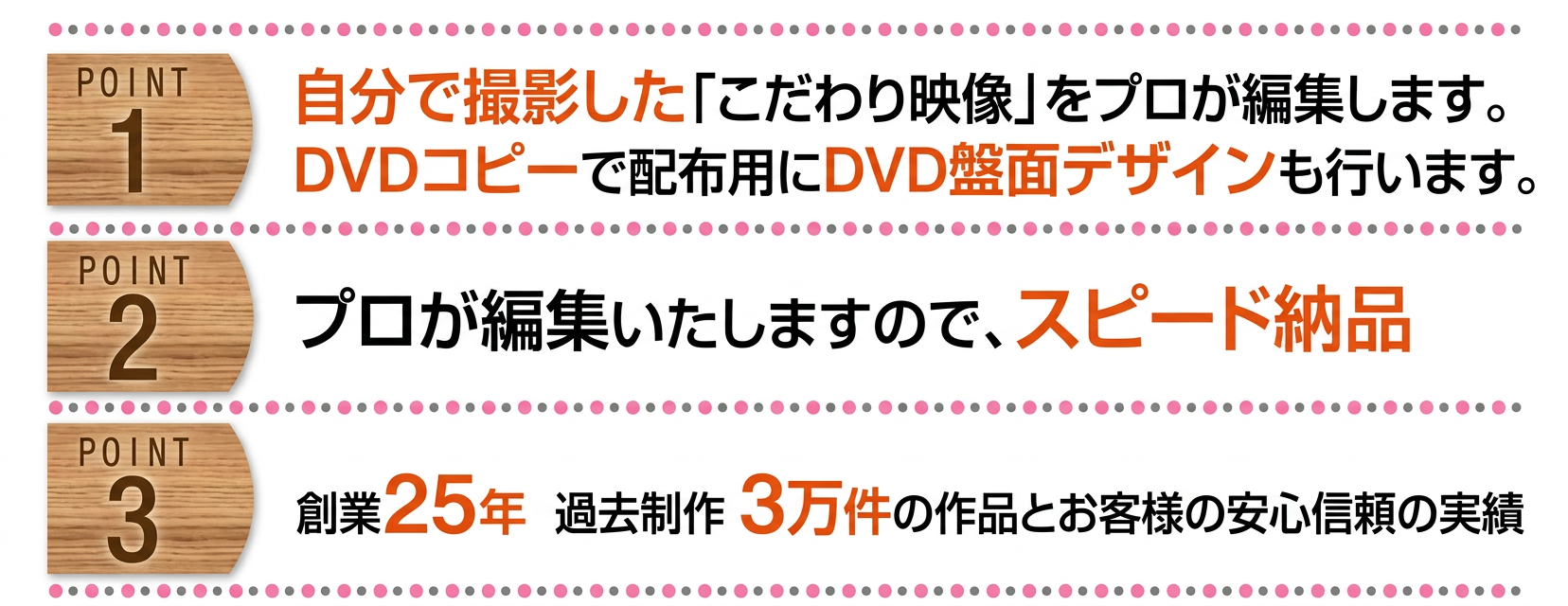 このプランの3つのポイント