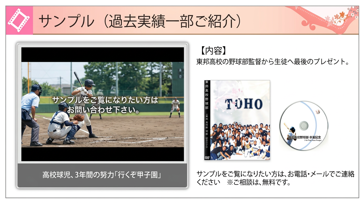 サンプル実績紹介